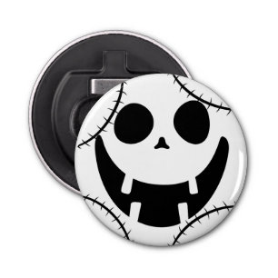 Décapsuleur Face simple de citrouille jack-o-lanterne Hallowee