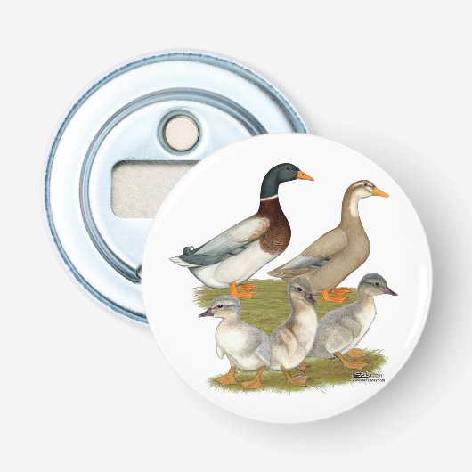 Décapsuleur Famille de canards de Saxe (Devant)