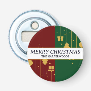 Décapsuleur Famille de Noël élégante et moderne