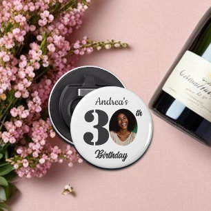 Décapsuleur Faveur de photo pour une fête d'anniversaire 30 an