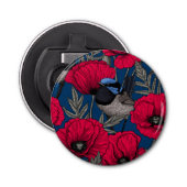 Décapsuleur Fée et pavots (Devant)