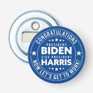 Décapsuleur Félicitations au Président Biden, VP Harris! Coule
