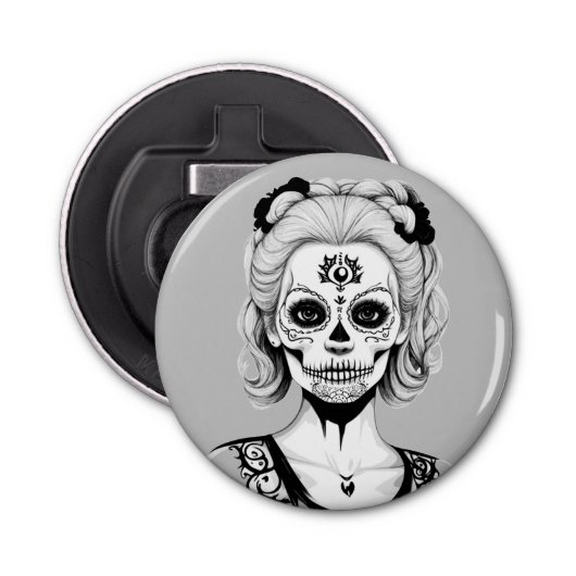 DÉCAPSULEUR FEMME SKULLHEAD (Devant)