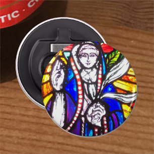 Décapsuleur Fenêtre en verre tendu de l'église sur