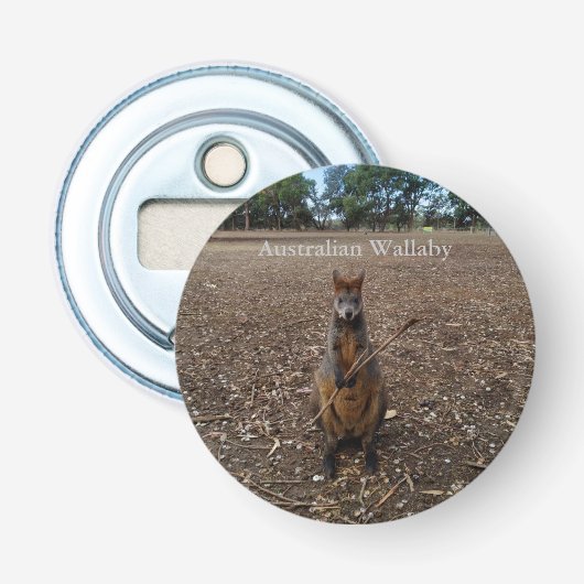 Décapsuleur "Fête de la nature : un casse-croûte de Wallaby" (Devant)