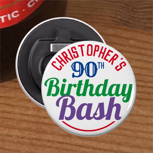 Décapsuleur Fête de l'âge 90e anniversaire