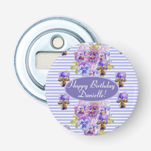 Décapsuleur Fête de thé à la rose rose rose de Shabby viole
