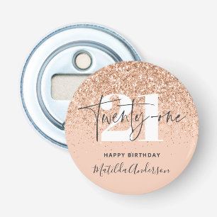 Décapsuleur Fête moderne de 21e anniversaire de la parties sc