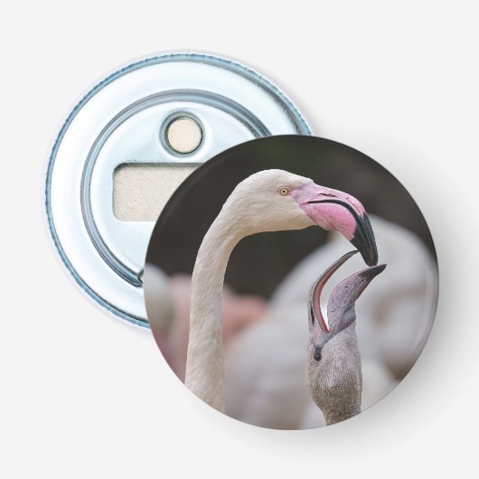Décapsuleur Flamant rose Mère Et Bébé (Devant)
