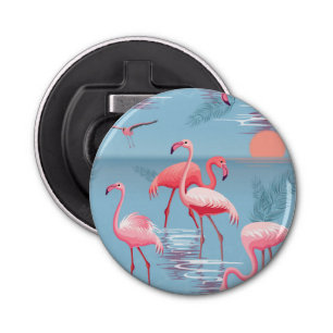 DÉCAPSULEUR FLAMANTS ROSES MOTIF 1