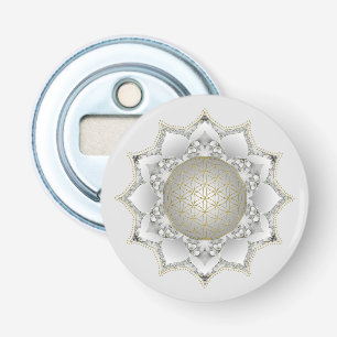 Décapsuleur Fleur de Vie - Mandala Fleurs 1