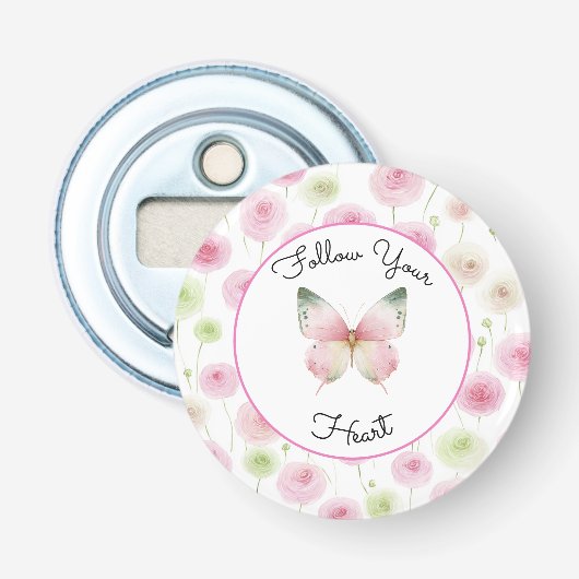 Décapsuleur Fleurs de Renoncule Rose Féminin   (Devant)