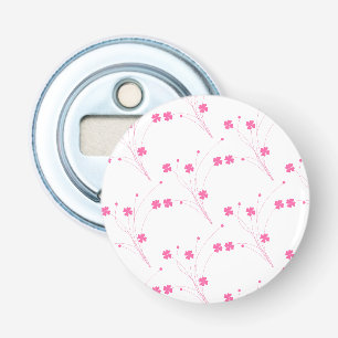 Décapsuleur Fleurs roses Bubblegum, Petite impression Florale