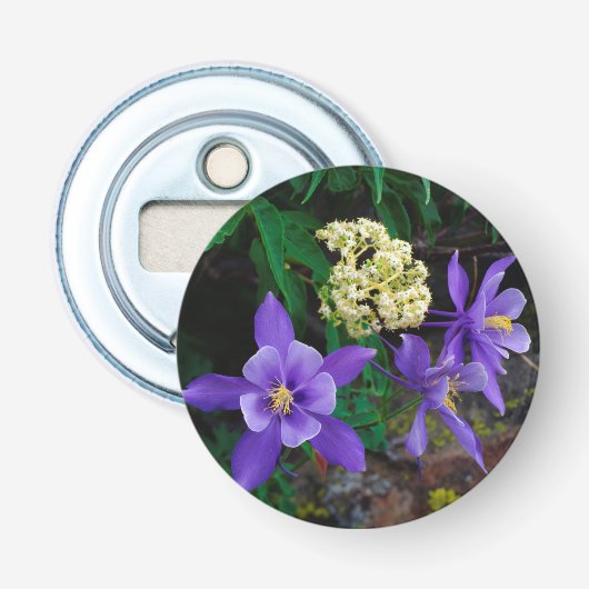 Décapsuleur Fleurs sauvages de colombine mutante (Devant)