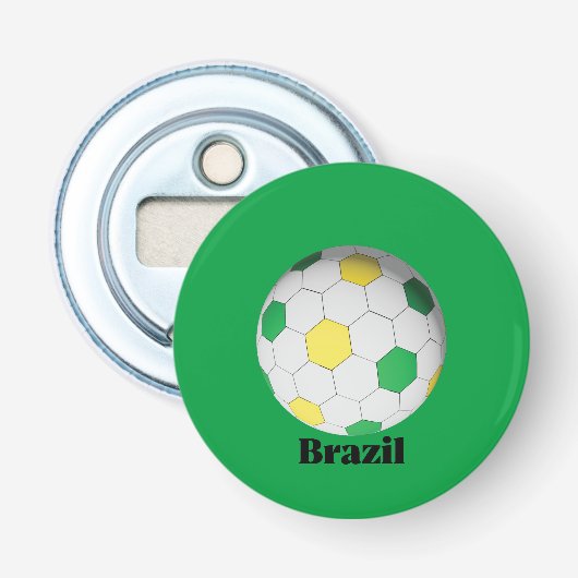 Décapsuleur Football du Brésil (Devant)