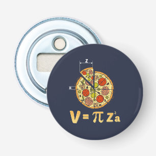 Décapsuleur Formule de pizza pour nerd de maths de la journée