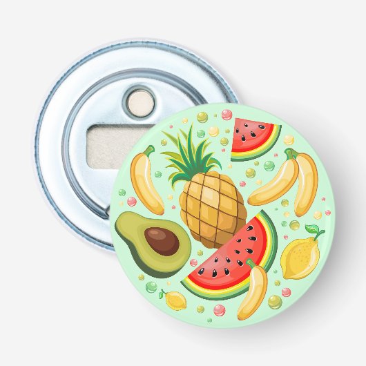 Décapsuleur Fruits d'été frais Motif (Devant)