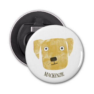Décapsuleur Fun Golden Labrador Retriever Dog Personnalisé