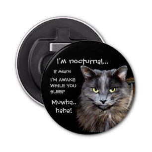 Décapsuleur Funny Cat est Nocturne Evil Laugh