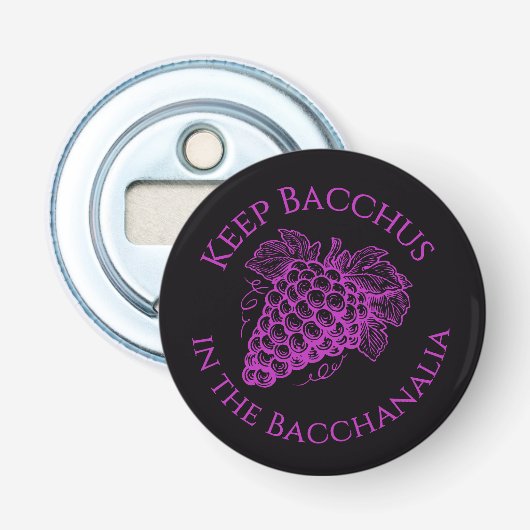 Décapsuleur Garder Bacchus dans la bouteille magnétique Baccha (Devant)