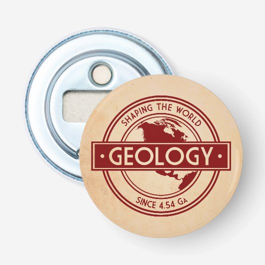 Décapsuleur Géologie formant le logo du monde (Amérique du (Devant)