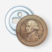 Décapsuleur George Washington Campaign Button (Devant)