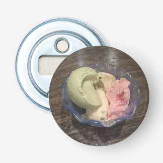 Décapsuleur Glace Matcha Fraise Vanille en Bol de Sundae B