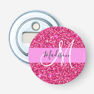 Décapsuleur Glamour Fille Chaude Rose Paillettes Paillettes Mo