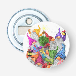 Décapsuleur Gnomes de Noël Ouverture bouteille cadeau
