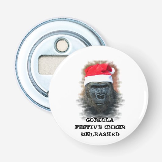 Décapsuleur Gorilla Festive Cheer Unleashed (Devant)