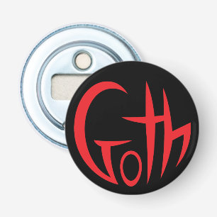 Décapsuleur Goth (Lettres Pointées) (Rouge)