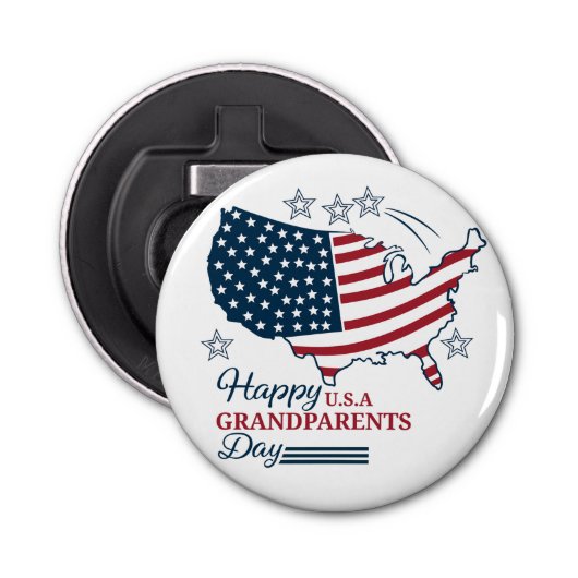 Décapsuleur Grand-parents Day 2025 USA Vector (Devant)