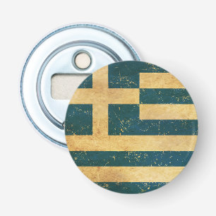 Décapsuleur Grèce Drapeau Vintage Grunge Bottle Ouvrir
