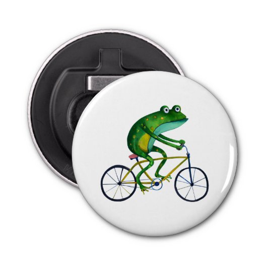 Décapsuleur Grenouille Sur Vélo (Devant)