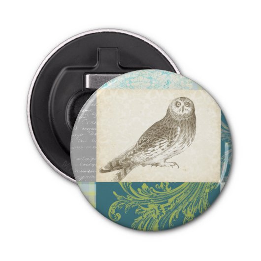 Décapsuleur Grey Owl sur Arrière - plan Motif (Devant)