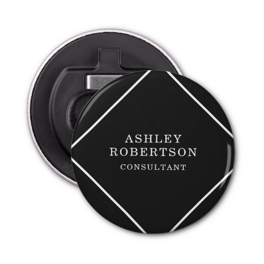 Décapsuleur Gris Noir Professionnel Design tendance minimalist (Devant)