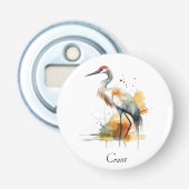 Décapsuleur Grue d'errance, personnalisée (Devant)