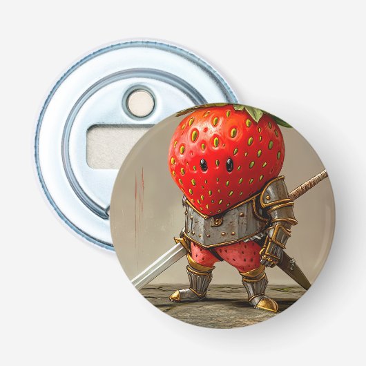 Décapsuleur Guerrier Fraise (Devant)