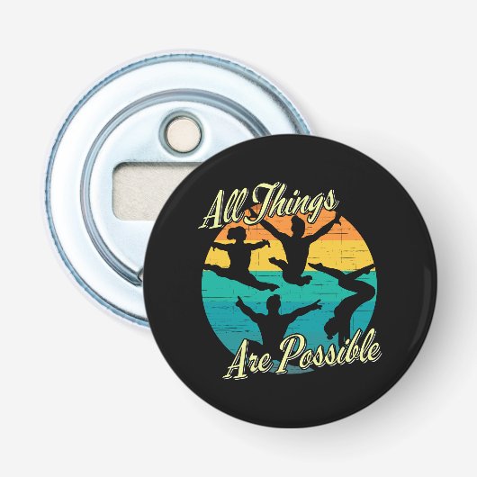 Décapsuleur Gymnastique Féminine - Tout est Possible (Devant)