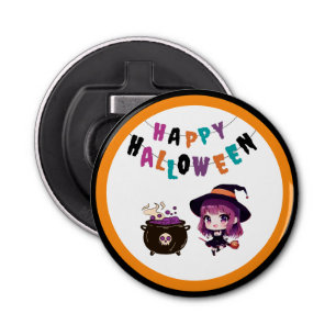 Décapsuleur Halloween/sorcière/automne/octobre