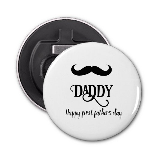 Décapsuleur Happy first father's day custom  (Devant)