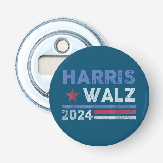Décapsuleur Harris Waltz 2024 Election Kamala Harris Navy Blue (Devant)