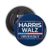 Décapsuleur Harris Walz. Évidemment. Kamala Harris Tim Walz (Devant)