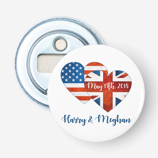 Décapsuleur Harry & Meghan Mariage, 19 mai 2018 (Devant)