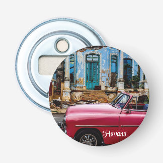 Décapsuleur Havana Cuba Voiture rouge Vintage