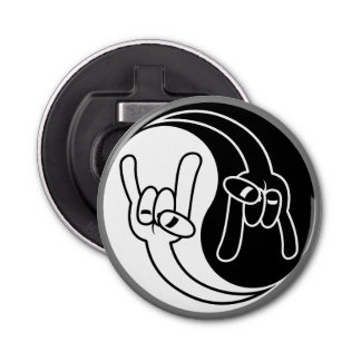 Décapsuleur Heavy Metal Devil Horns Yin Yang