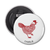 Décapsuleur Hen Chicken Personnalisé (Devant)