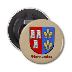 Décapsuleur Hernandez Heraldic Armoiries sur le parchemin Styl
