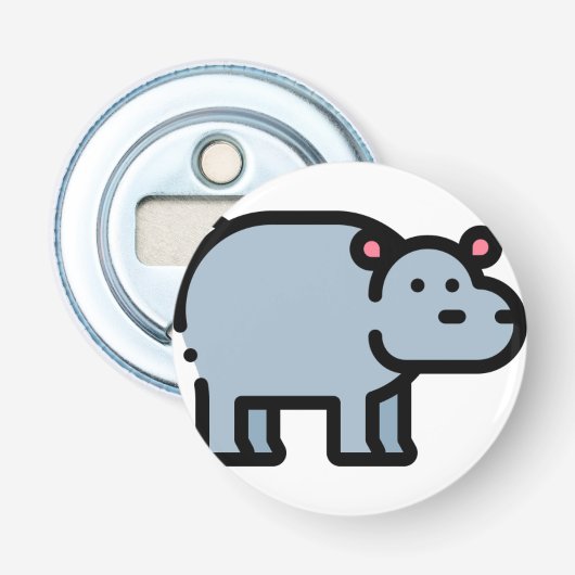 Décapsuleur Hippopotame (Devant)