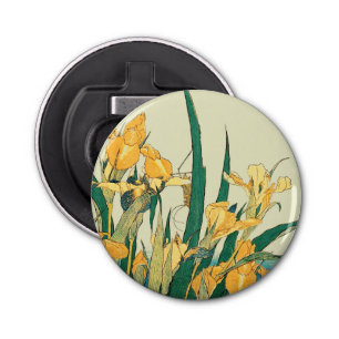 Décapsuleur Hokusai grasshopper et iris Japon